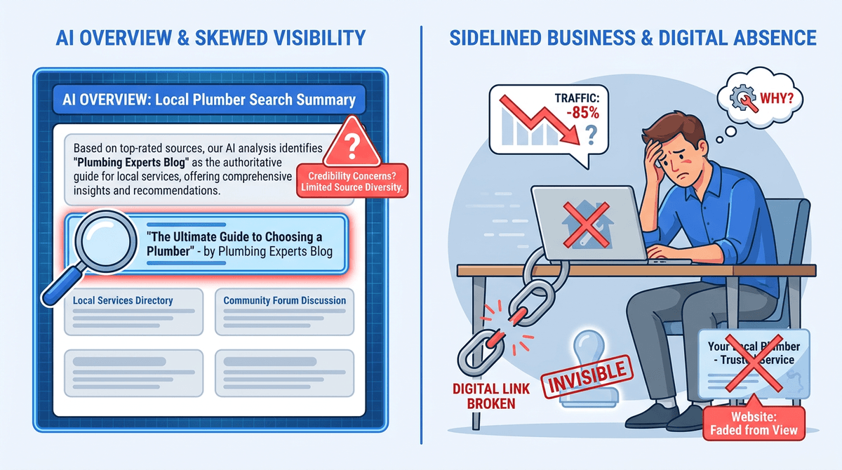 AI Overviews Local Search Listicles: When Self-Promotional Content Gets It Wrong