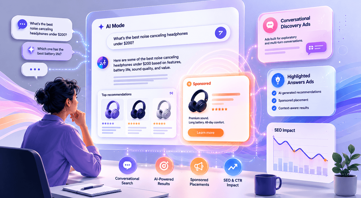 Google AI Mode Ads: Conversational Discovery and Highlighted Answers Explained