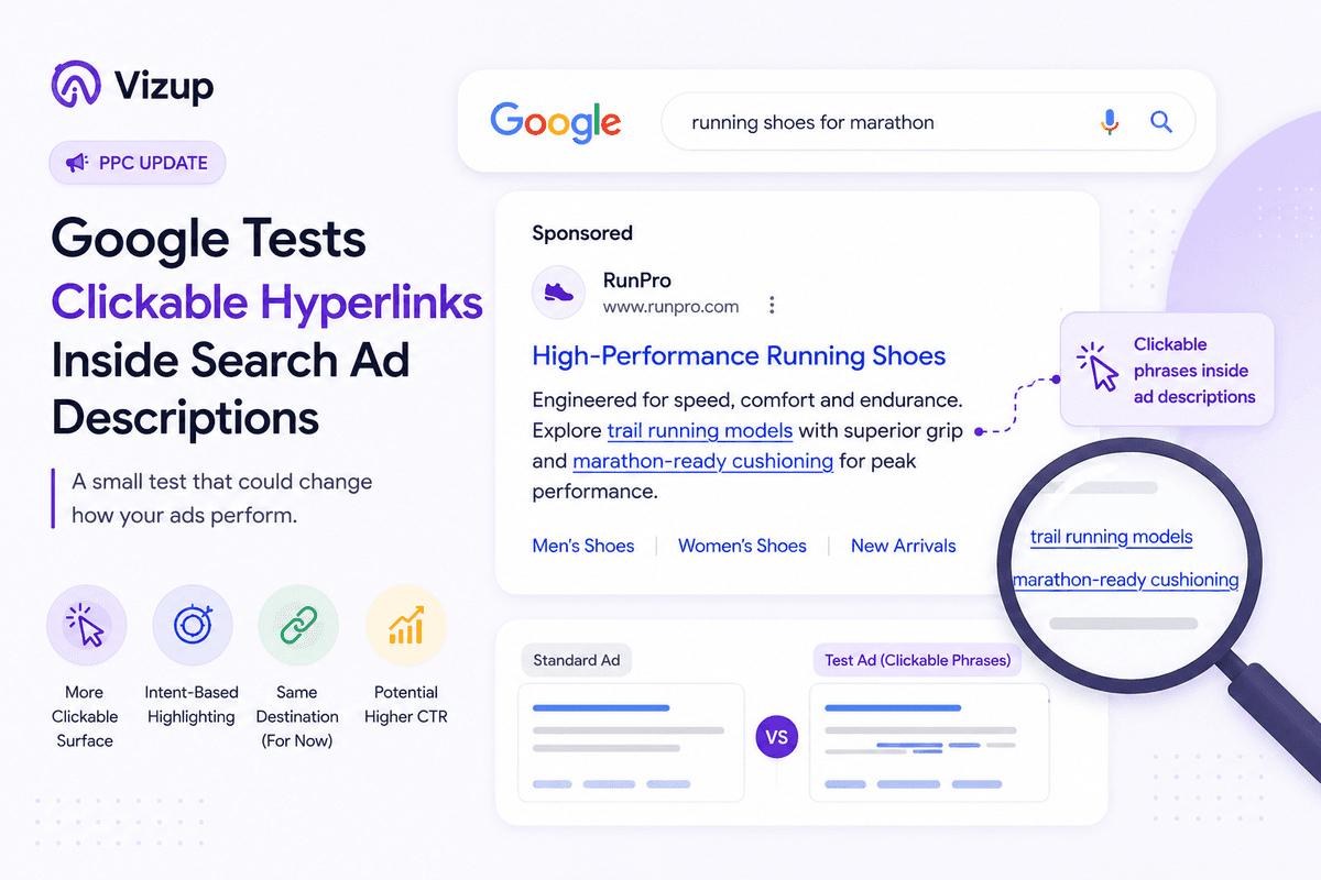 Google Tests Clickable Hyperlinks Inside Search Ad Descriptions