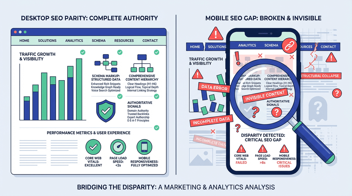 Desktop vs Mobile SEO Parity: The Audit Mistake Too Many Teams Still Make