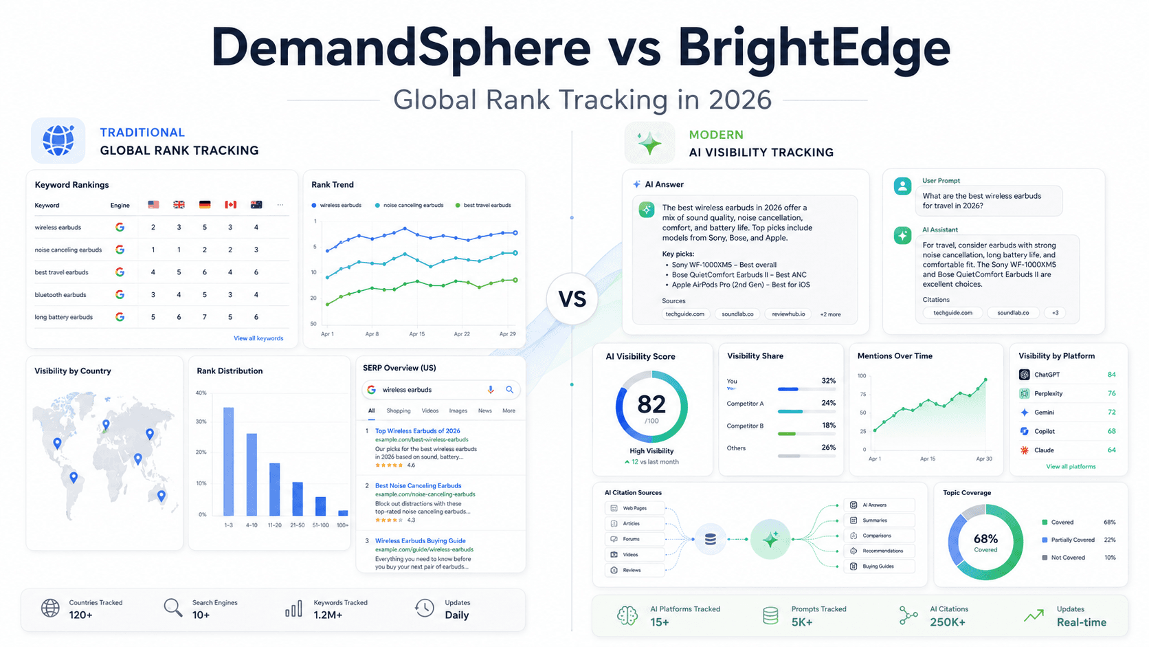 DemandSphere vs BrightEdge for Global Rank Tracking 2026