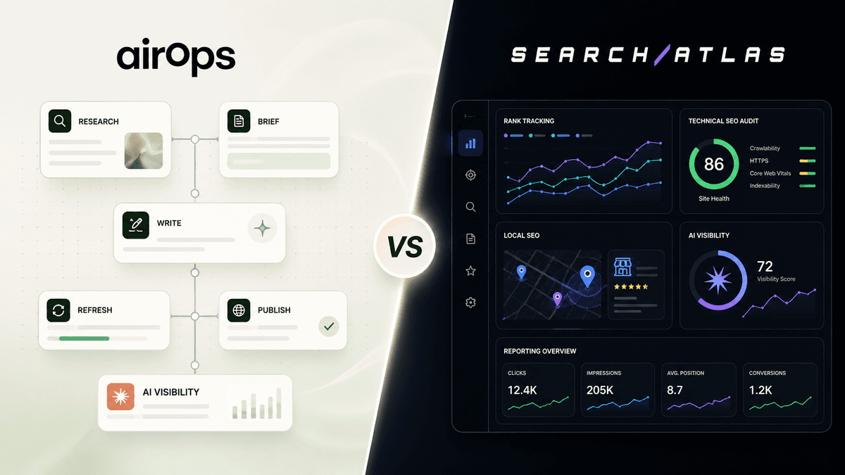 AirOps vs Search Atlas: Which AI SEO Platform Is Better?