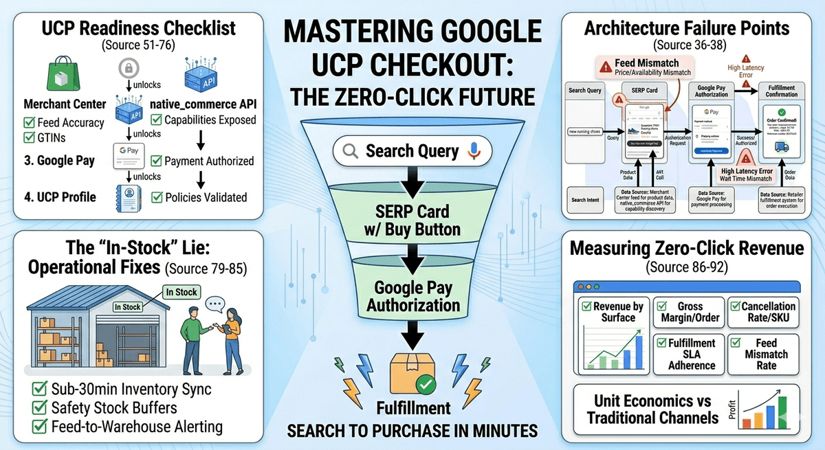 Google UCP Checkout in Main Search Results: What Retailers Must Do Now