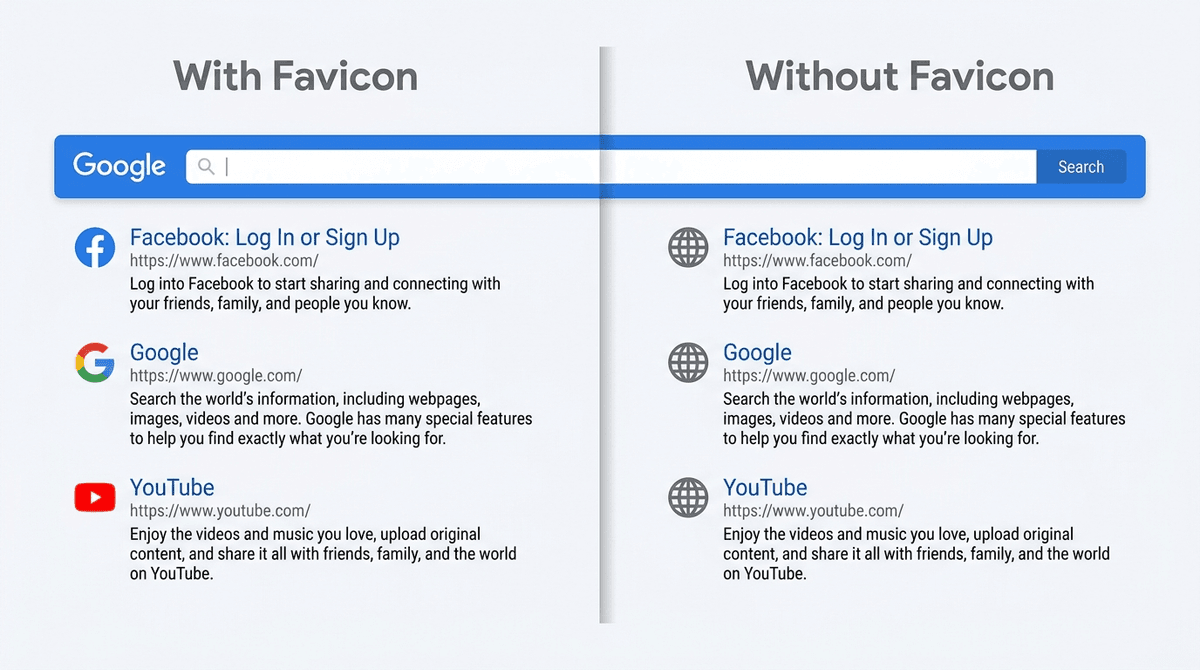 Favicons Are Disappearing From Google Search: What's Actually Happening