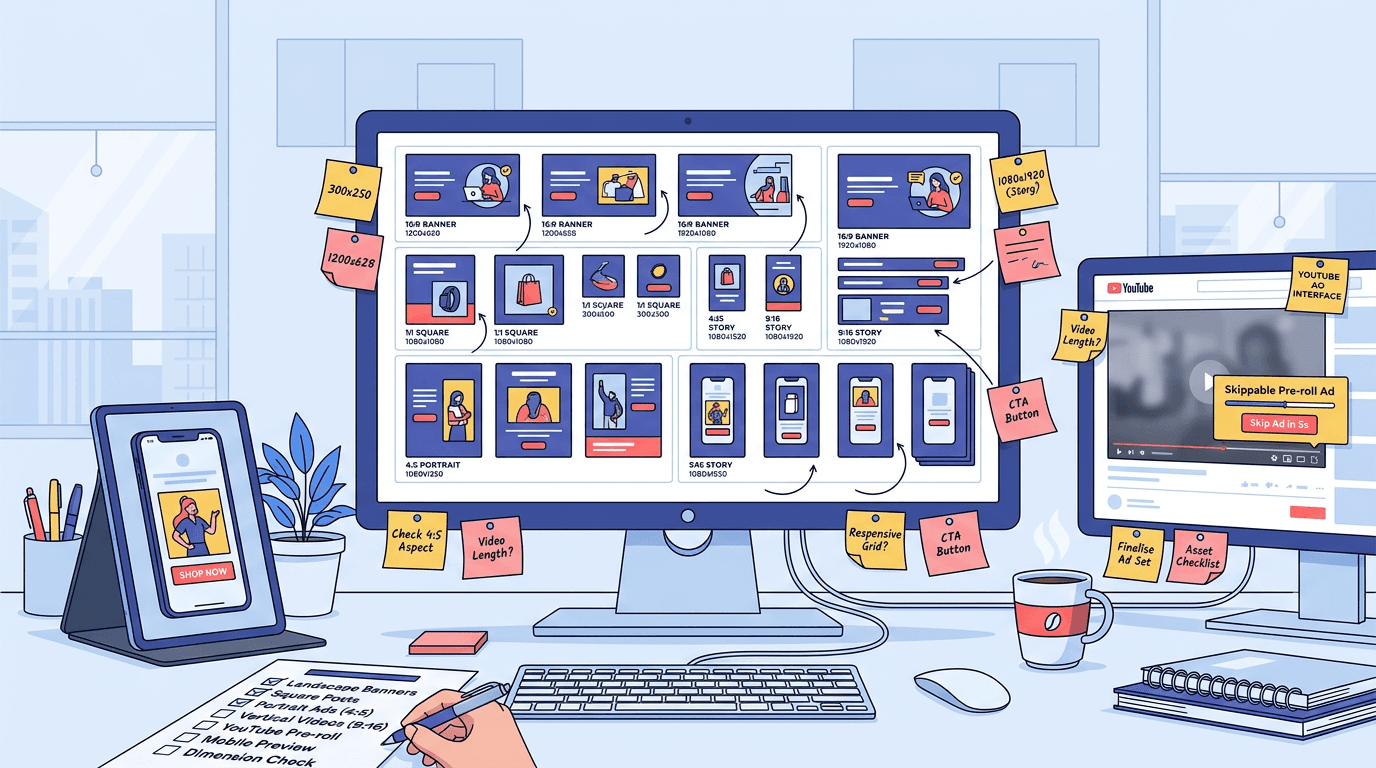 Google Ads Specs 2026: Image, Video, Display & YouTube Ad Sizes You Need
